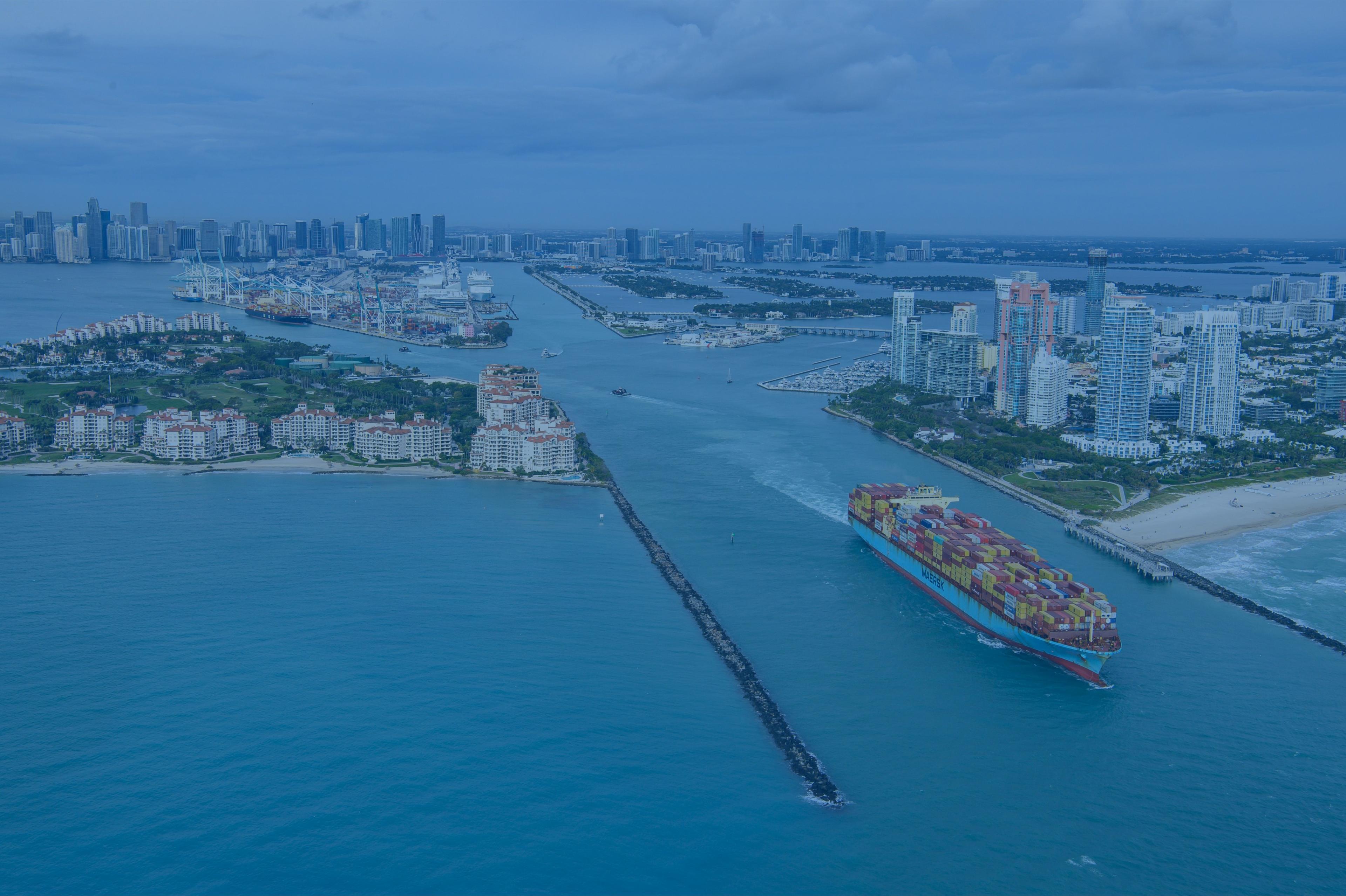 Miami Port Background